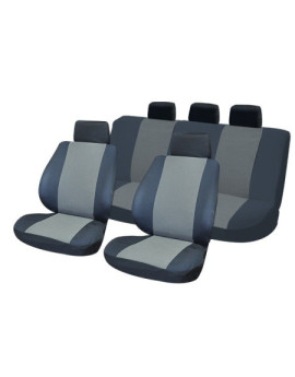 huse scaune auto compatibile OPEL Corsa C 2000-2006 - Culoare: negru + gri