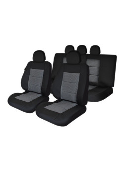 huse scaune auto compatibile OPEL Corsa C 2000-2006 - (UMB1) Culoare: negru + gri