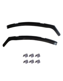 Paravanturi auto dedicate DACIA Lodgy 2012-2022 (2 bucati/set) - plastic acrilic - fumuriu