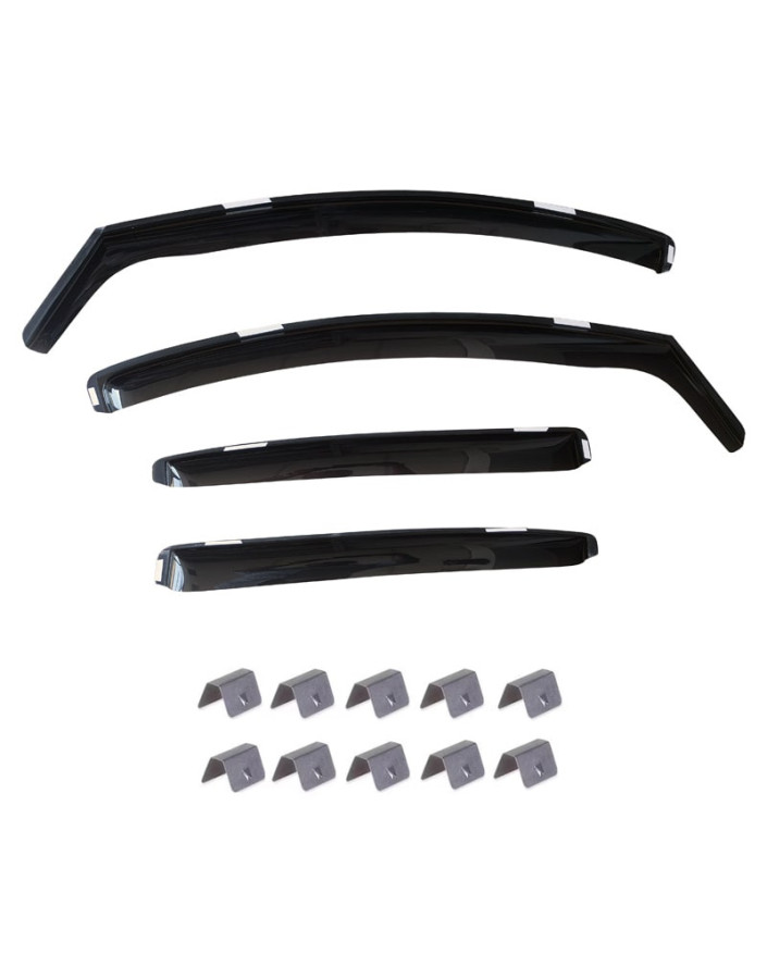 Paravanturi auto dedicate KIA Niro 1 2016-2022 (4 bucati/set) - plastic acrilic - fumuriu Paravanturi auto dedicate KIA Niro 1 2016-2022 (4 bucati/set) - plastic acrilic - fumuriu