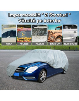 Prelata auto DACIA Lodgy 2012-2022 - impermeabila - 2 straturi - gri