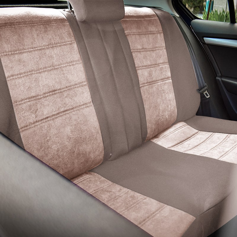 Huse scaune auto compatibile MERCEDES Clasa C W203 2000-2007 - Diamond - Culoare: bej