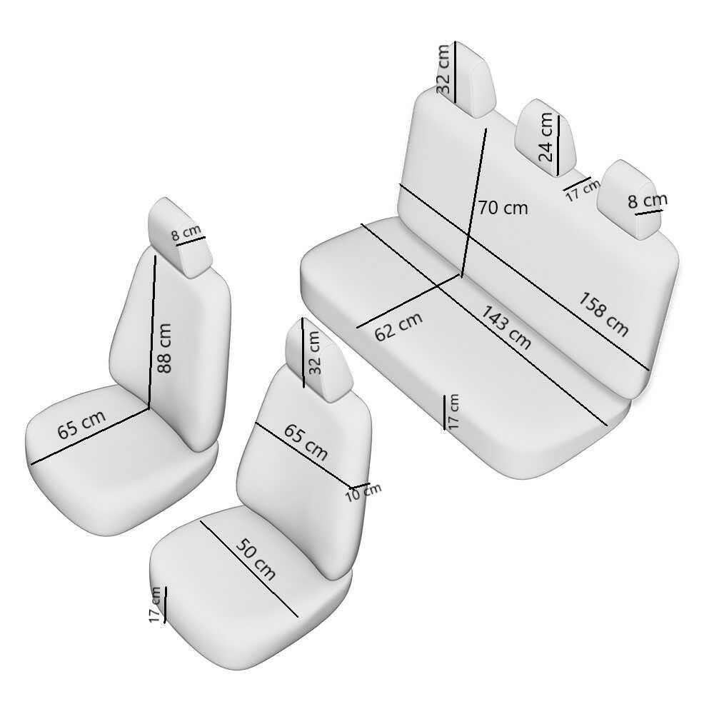 Huse auto MERCEDES Clasa C W203 2000-2007 - Diamond - Culoare: bej
