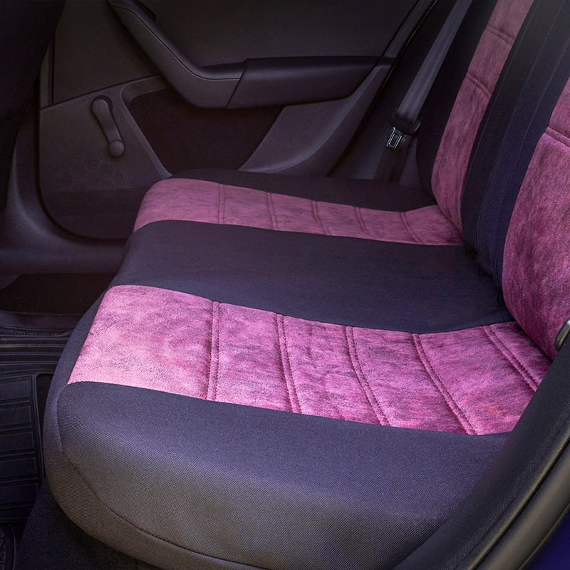 Huse scaune auto PEUGEOT 407 2004-2012 - Diamond - Culoare: negru + mov