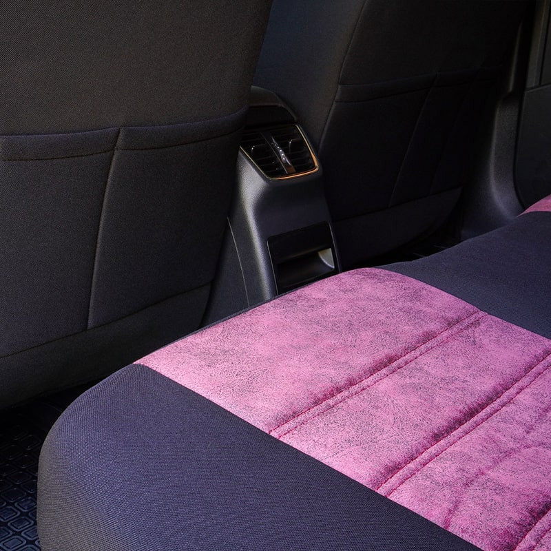 Huse auto PEUGEOT 407 2004-2012 - Diamond - Culoare: negru + mov