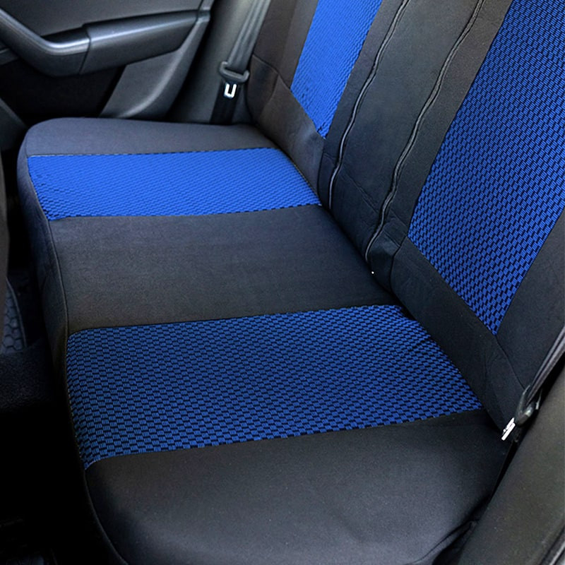 Huse scaune auto FORD Kuga I 2008-2012 - City - Culoare: negru + albastru