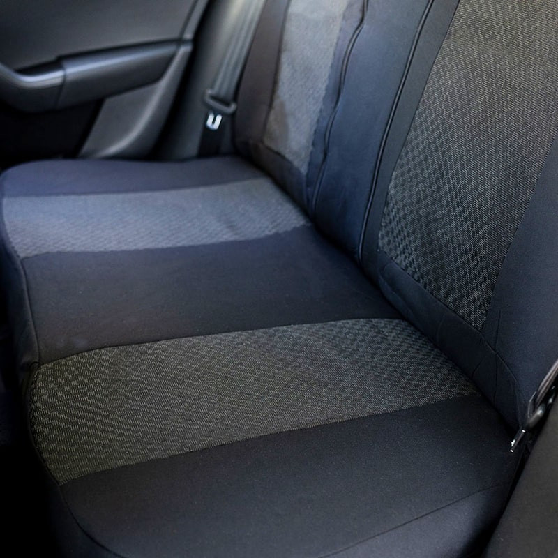 Huse auto MERCEDES Clasa C W203 2000-2007 - City - Culoare: negru + gri