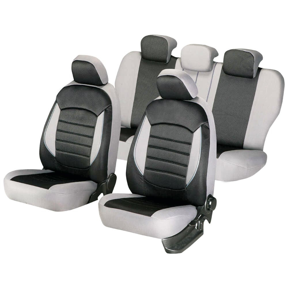 Huse auto VW Passat B6 2005-2010 - Urban - Culoare: negru + gri