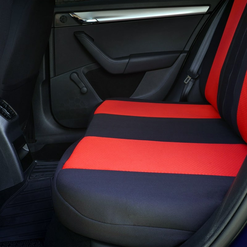 Huse scaune auto DACIA Duster I 2010-2017 - Urban - Culoare: negru + rosu