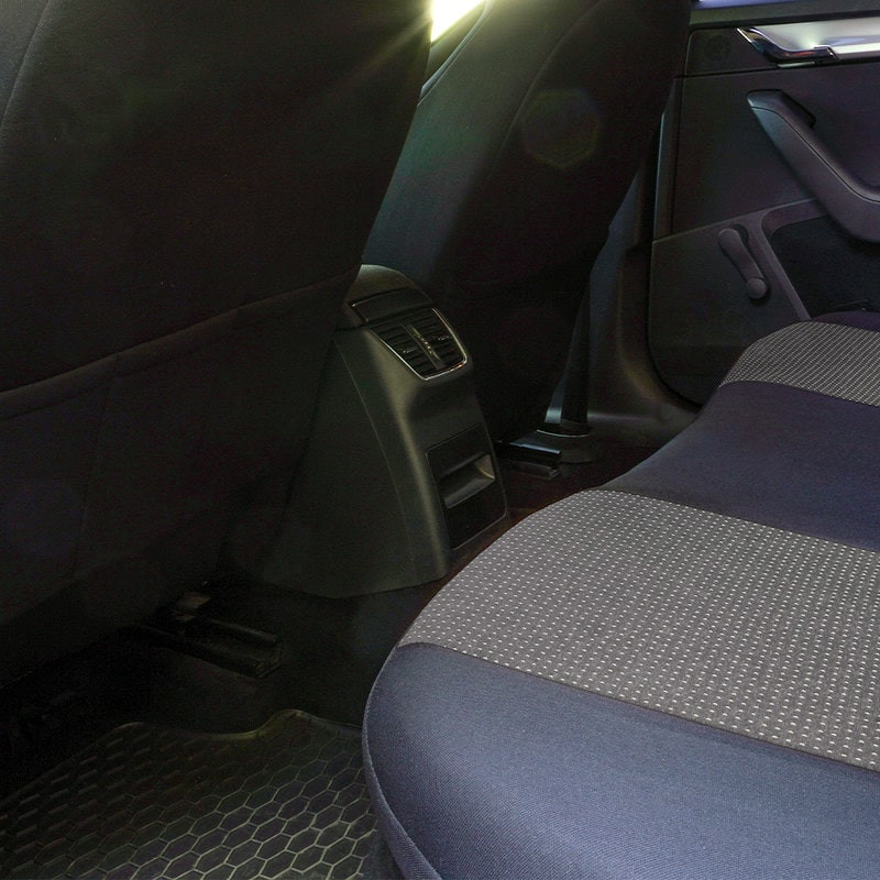 Huse auto VW Bora 1999-2006 - Racing - Culoare: negru + gri