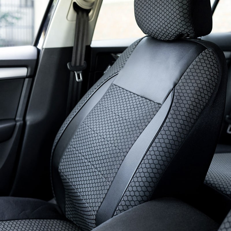 Set huse scaune auto compatibile FORD Focus II 2004-2010 - Elegance - Culoare: negru