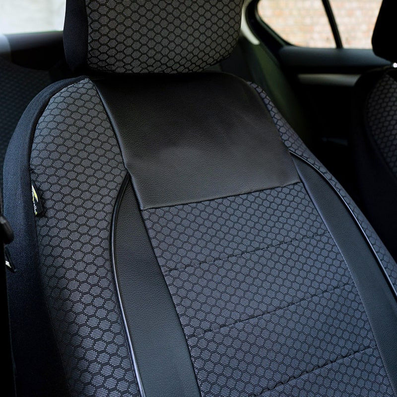 Huse scaune auto SKODA Rapid 2012-2019 - Elegance - Culoare: negru