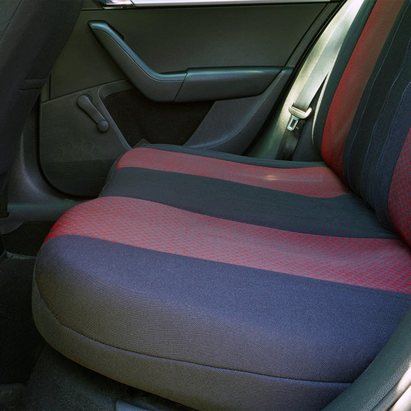 Huse auto SEAT Cordoba II 2002-2010 - Dynamic - Culoare: negru + rosu