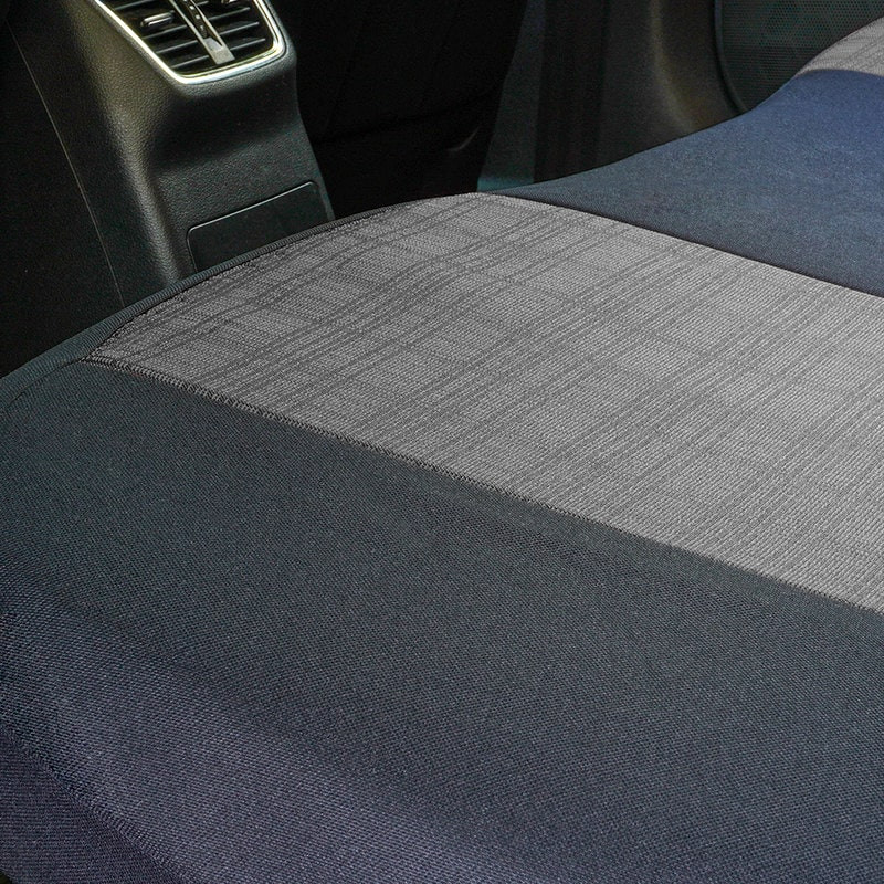 Huse auto DACIA Logan I 2004-2012 - Luxury - Culoare: negru + gri