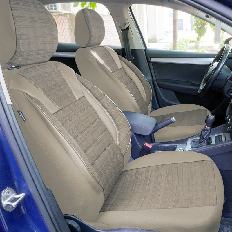 Huse scaune auto compatibile SEAT Cordoba II 2002-2010 - Luxury - Culoare: bej
