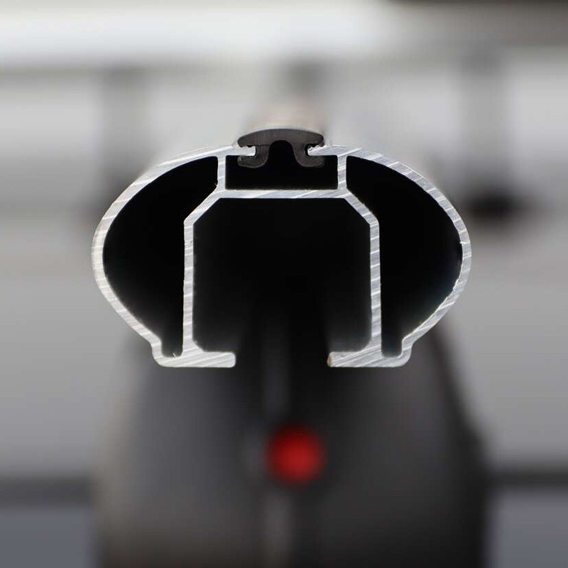 Set bare portbagaj HYUNDAI Terracan 2004-2011 - 135 cm - Aluminiu - AMIO Polonia