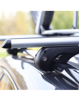 Bare portbagaj cu antifurt HYUNDAI Terracan 2004-2011 - 120 cm - Aluminiu