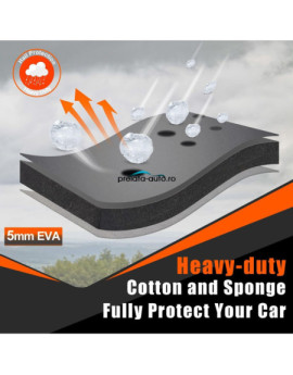 Husa protectie exterior antigrindina DAEWOO Matiz II (M200/M250) 2005-2011 - gri