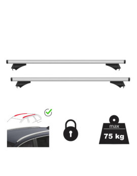 Set bare transversale VOLVO V40 Cross Country 2013-2019 - 120 cm - Aluminiu