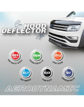 Deflector protectie capota DACIA Lodgy 2012-2022 - ABS Acrilic