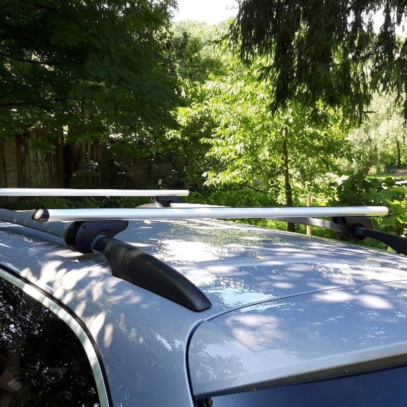 Bare portbagaj cu antifurt VOLKSWAGEN Touareg II (7P) (facelift) 2014-2018 - Aluminiu - 135 cm - AMIO