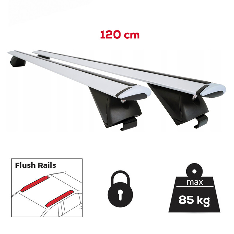 Set bare transversale PEUGEOT 4008 (GA3W) 2012-2017 - Aluminiu - 120 cm